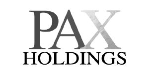 pax holdings logo - greyscale