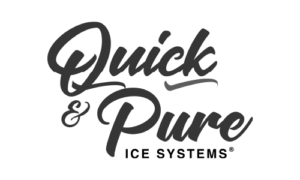 Quick & Pure Logo - grayscale